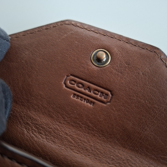 Coach Brown Leather Wallet - Picture 6 of 8